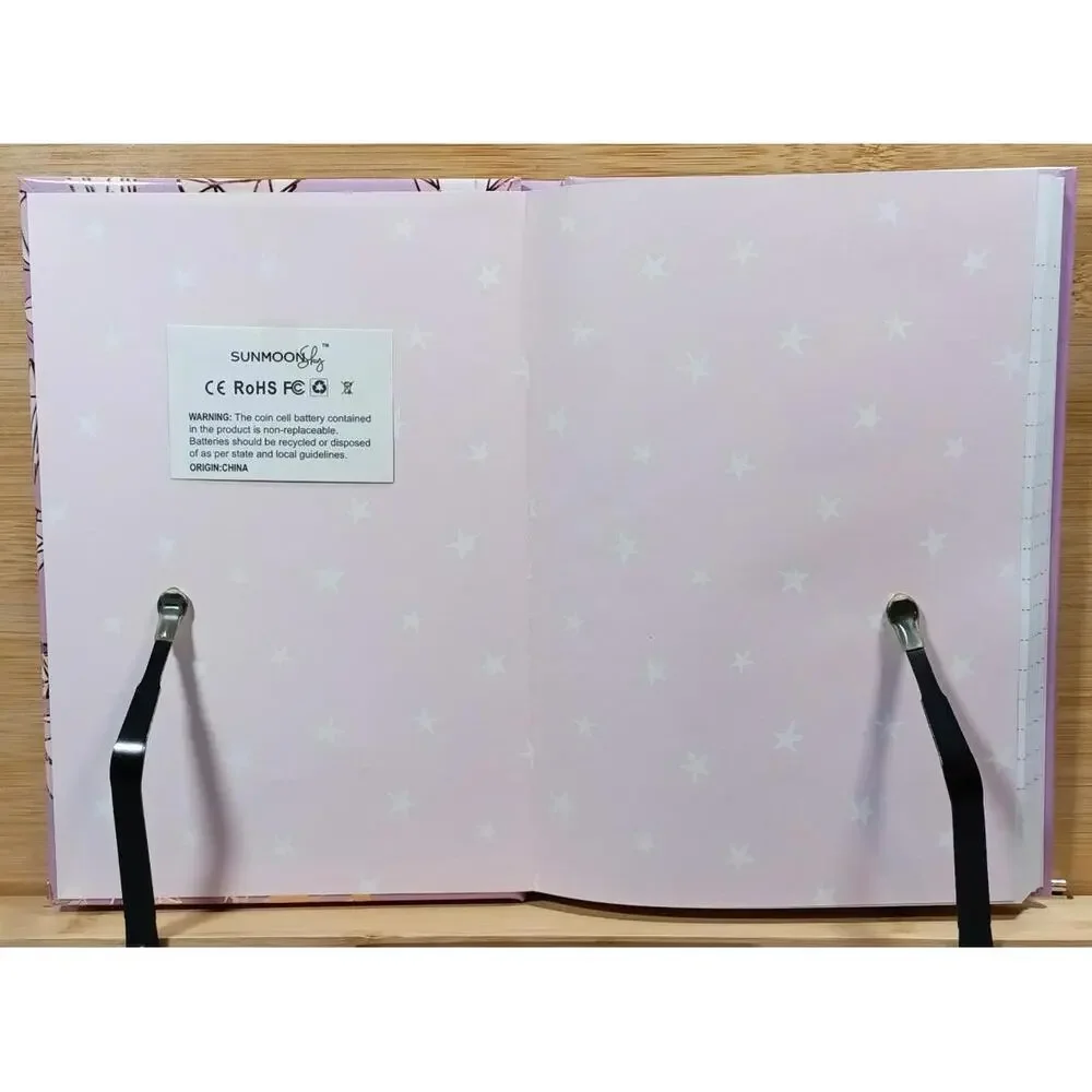 Sparkle LED Light-Up‎ Notebook with Diamond Design